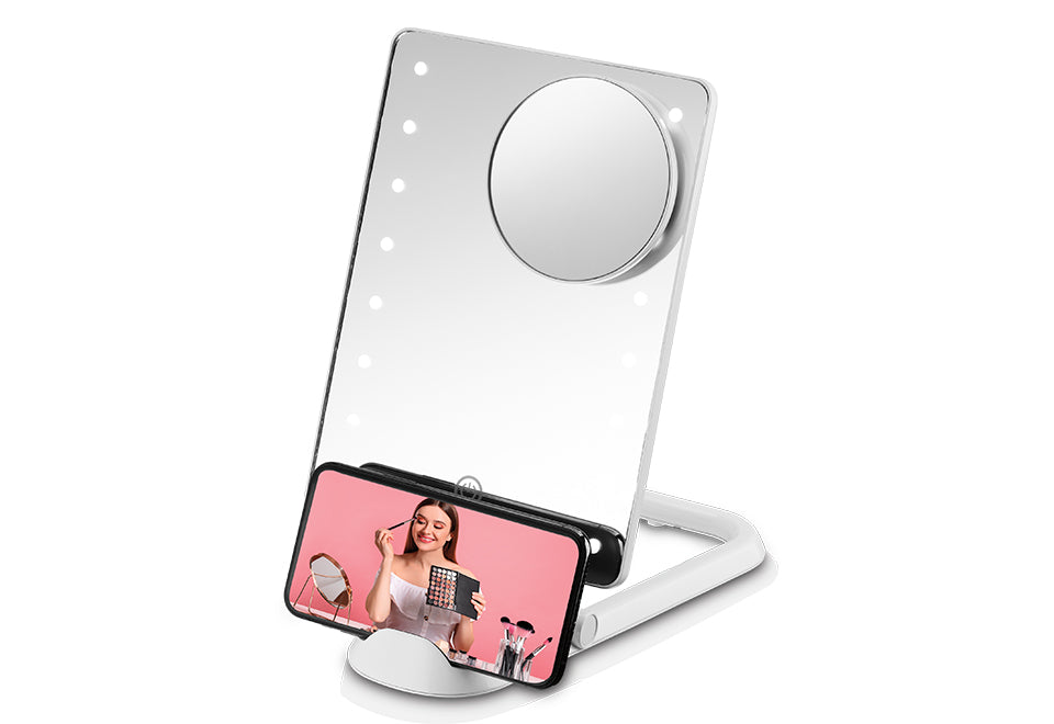 Cordless Lighted Vanity Mirror