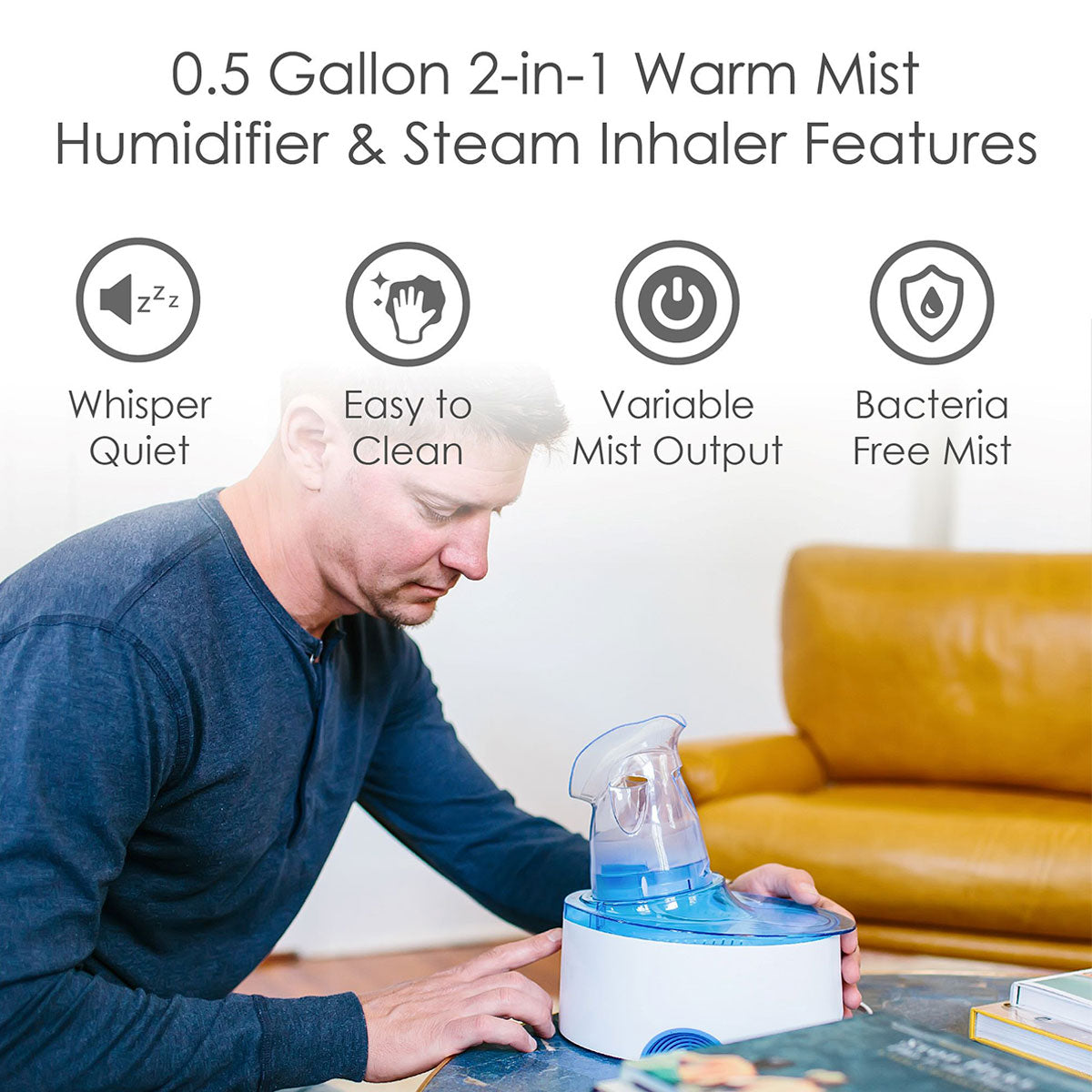 2-in-1 Warm Mist Humidifier