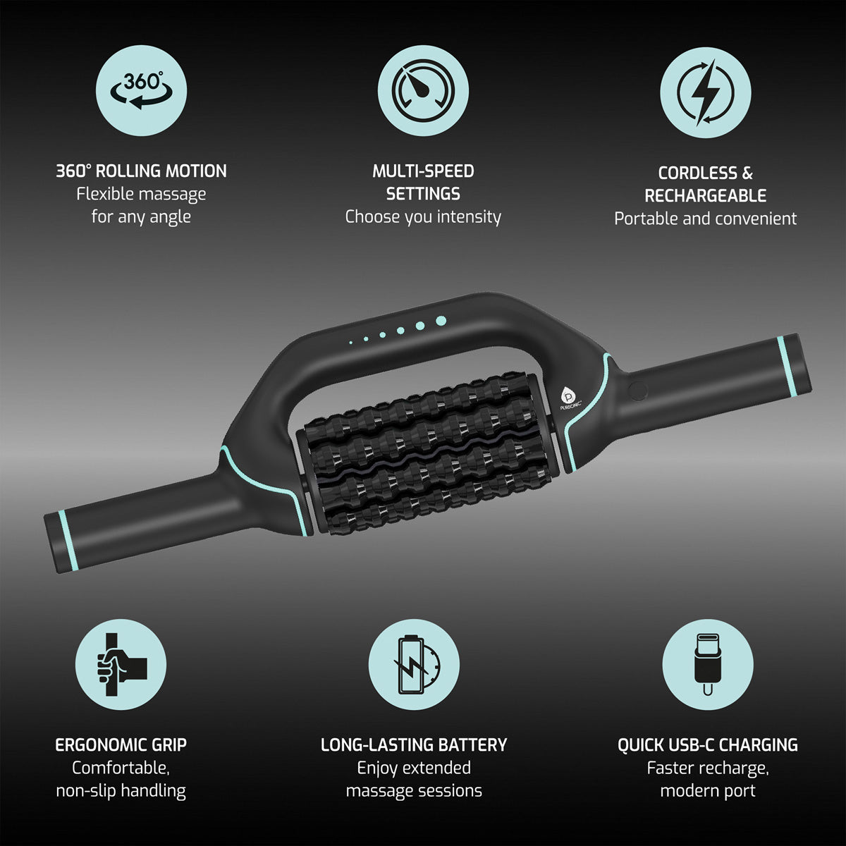 Cordless Rolling Body Massager