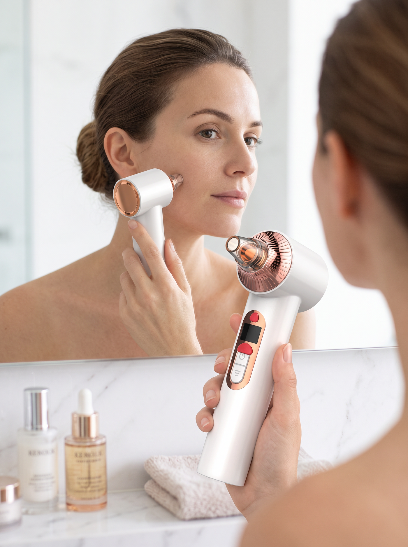 Exfoliate, then lift away