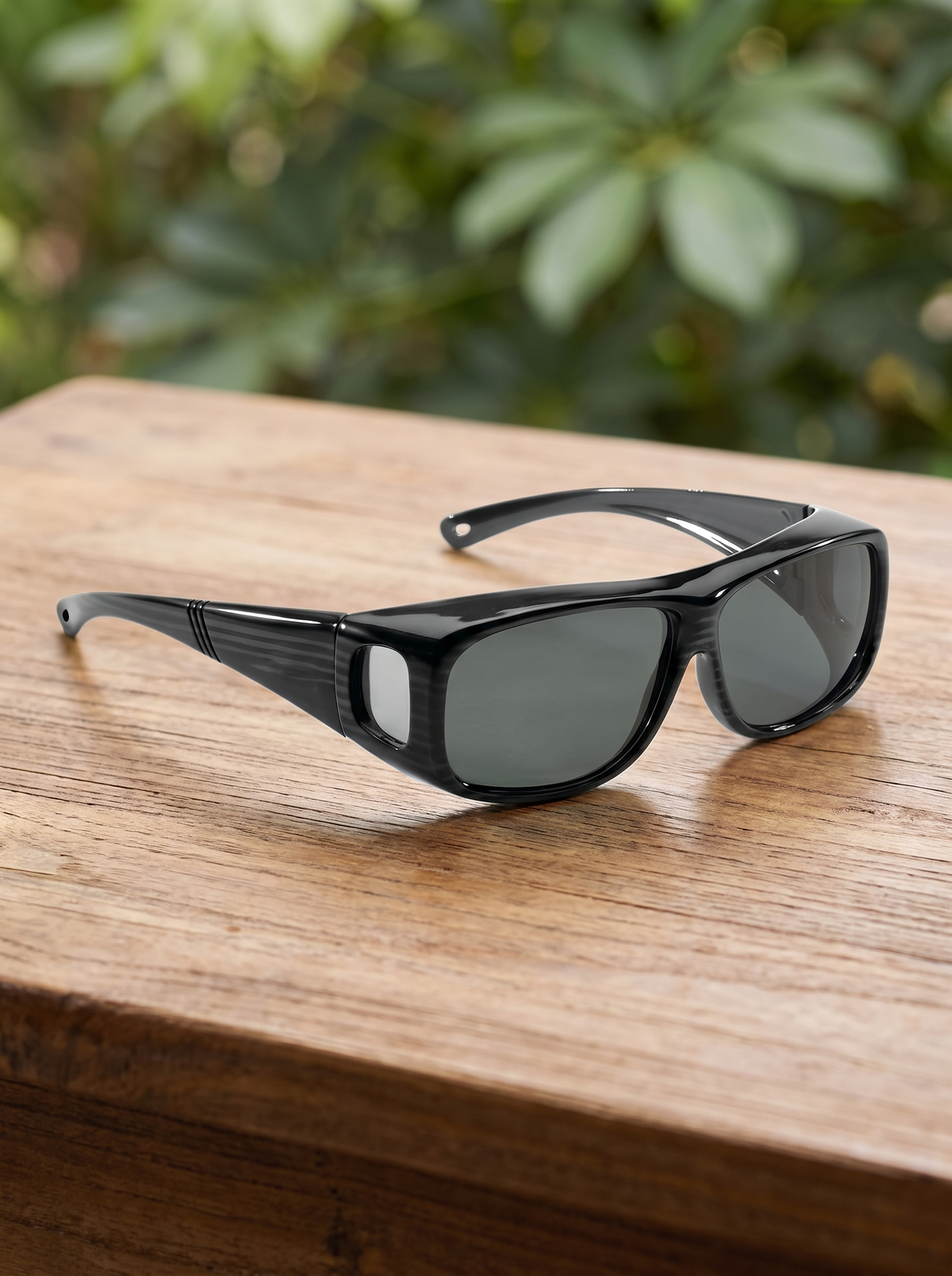 Melanin-infused lenses for a natural edge