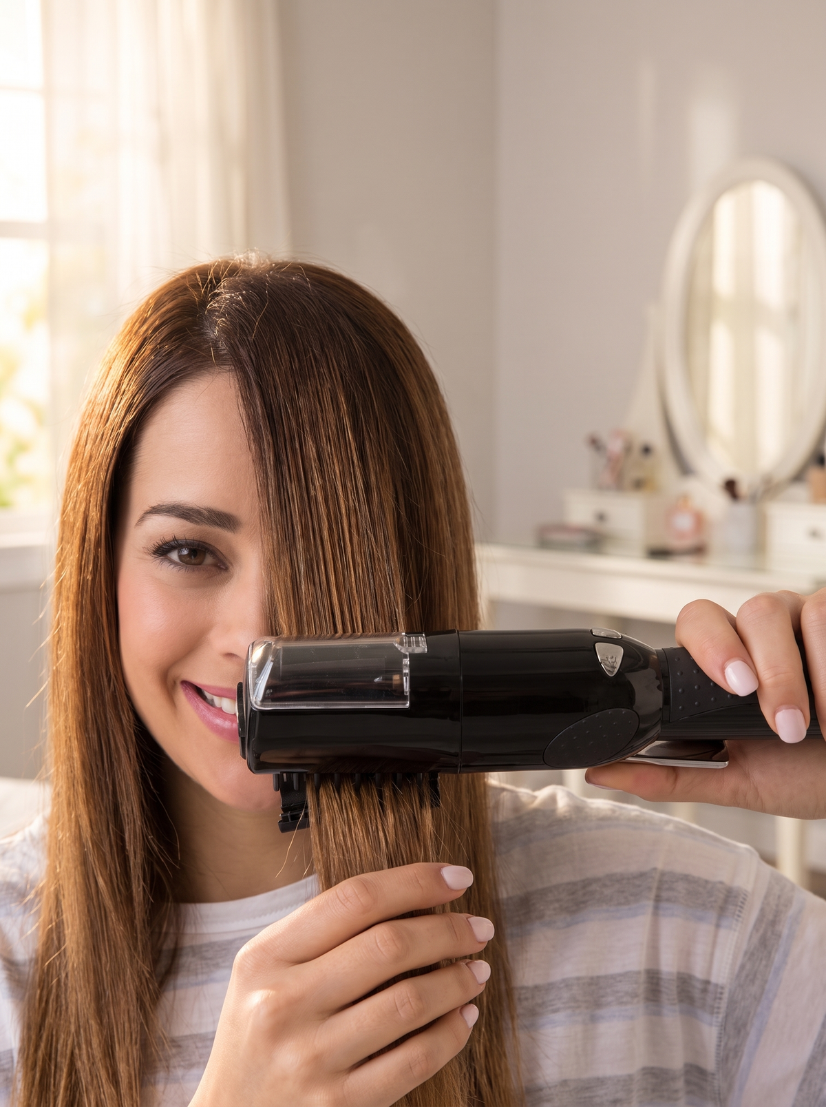 Easy touch-ups between salon visits