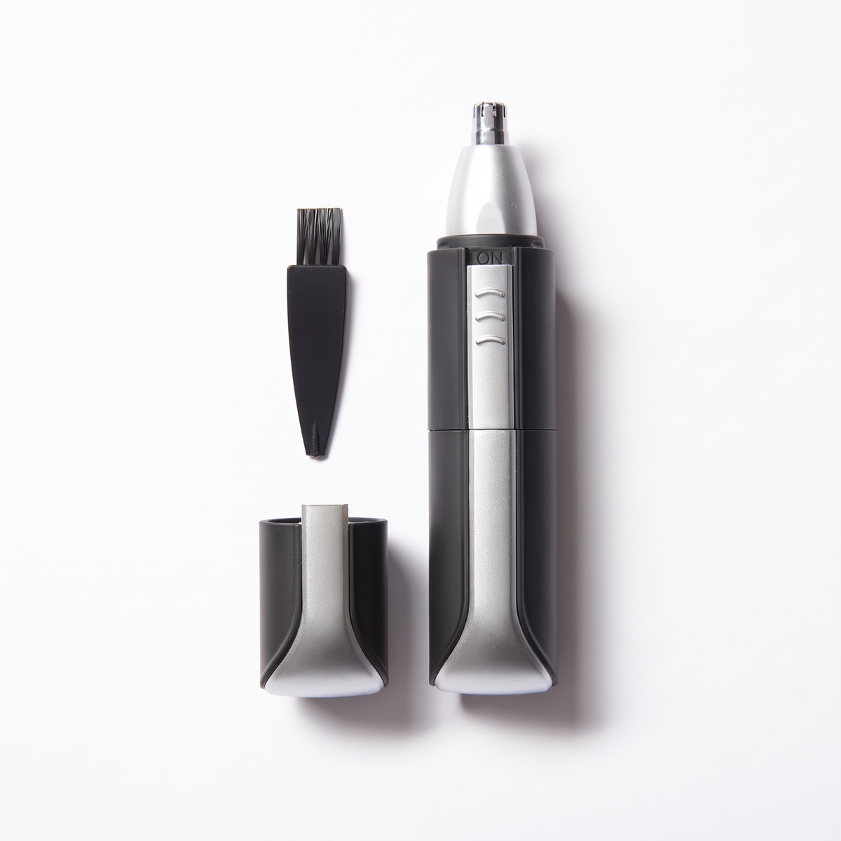 Nose and Ear Hair Trimmer with protective cap and cleaning brush