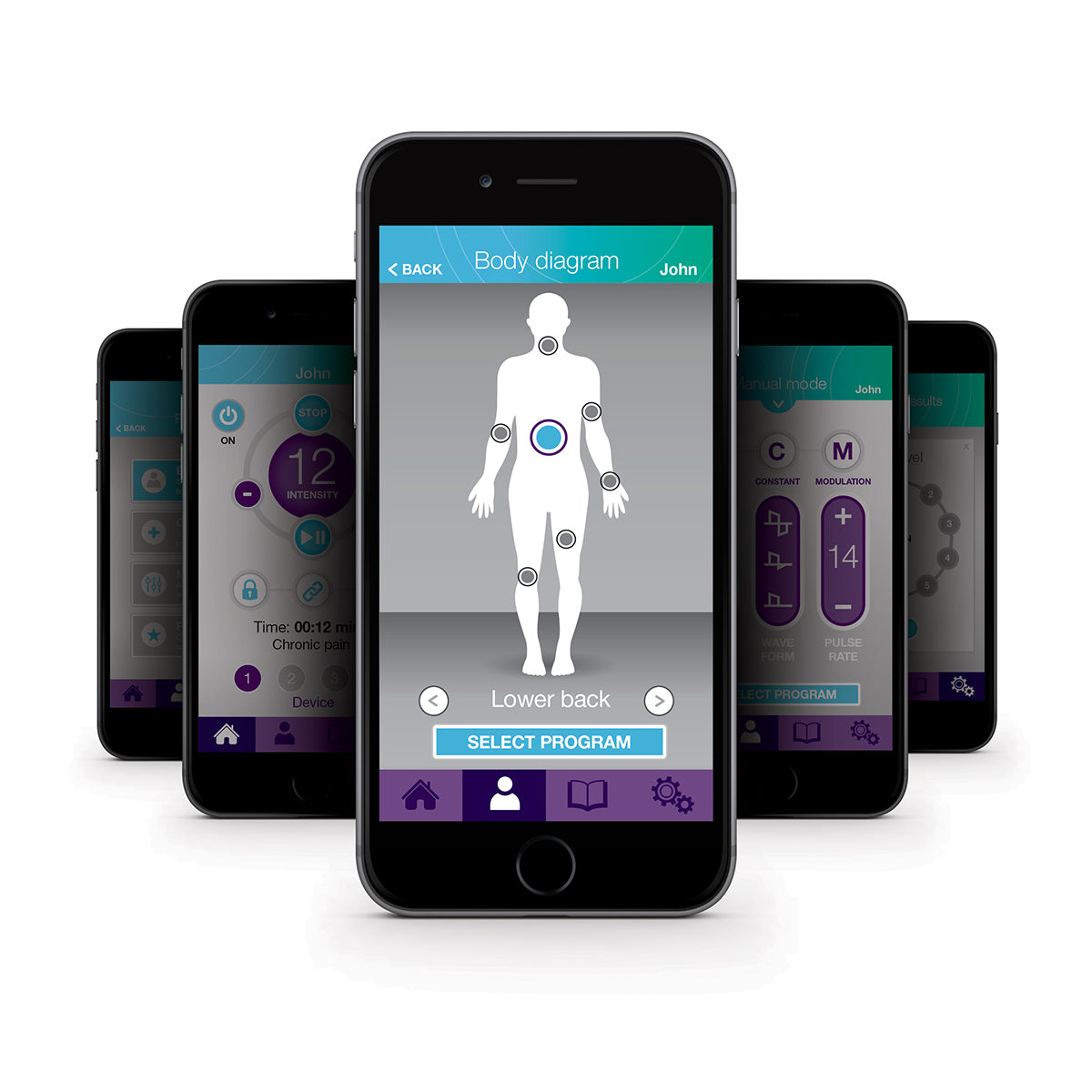 iTens Wearable Bluetooth Electrotherapy