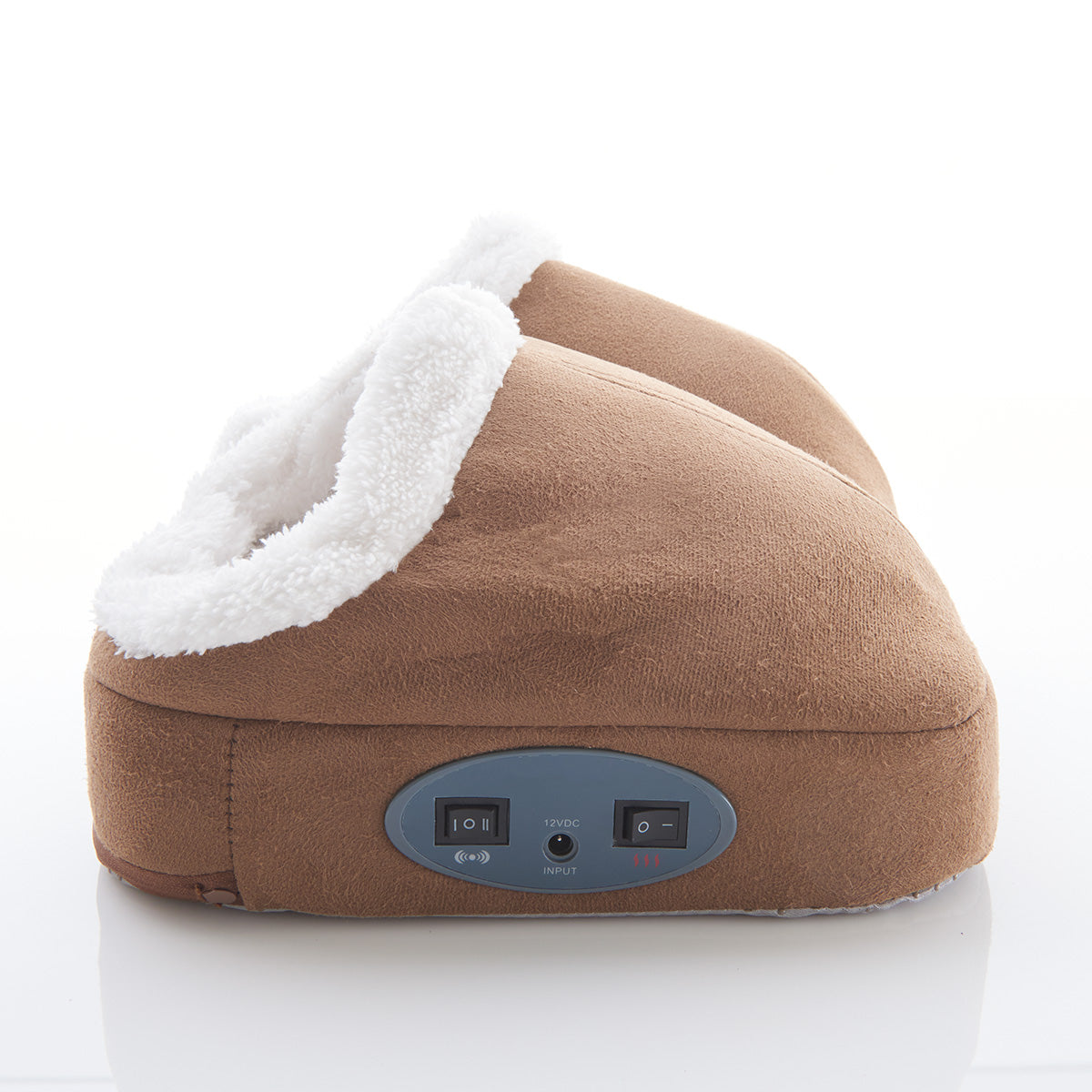 Fleece-Lined Warming Foot Massager