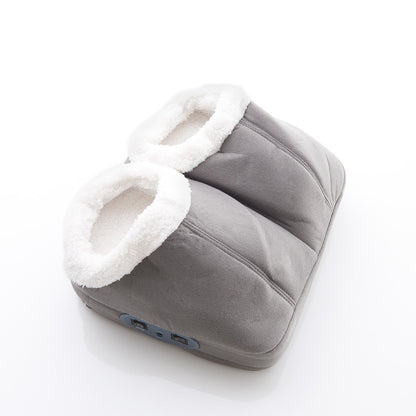 Fleece-Lined Warming Foot Massager