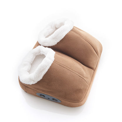 Fleece-Lined Warming Foot Massager