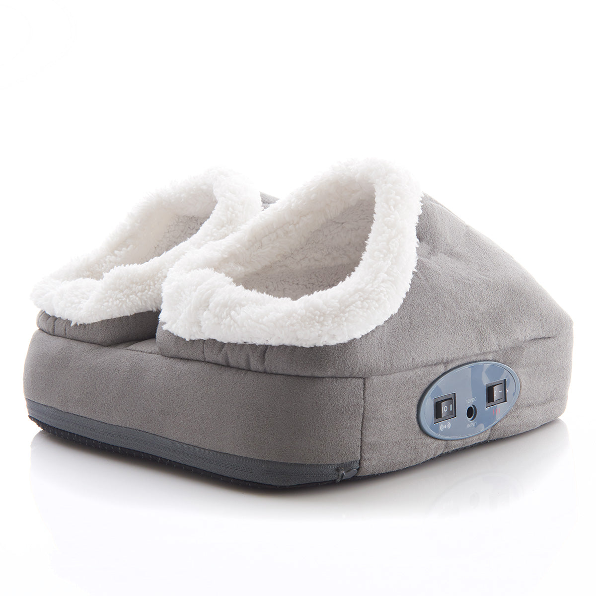 Fleece-Lined Warming Foot Massager