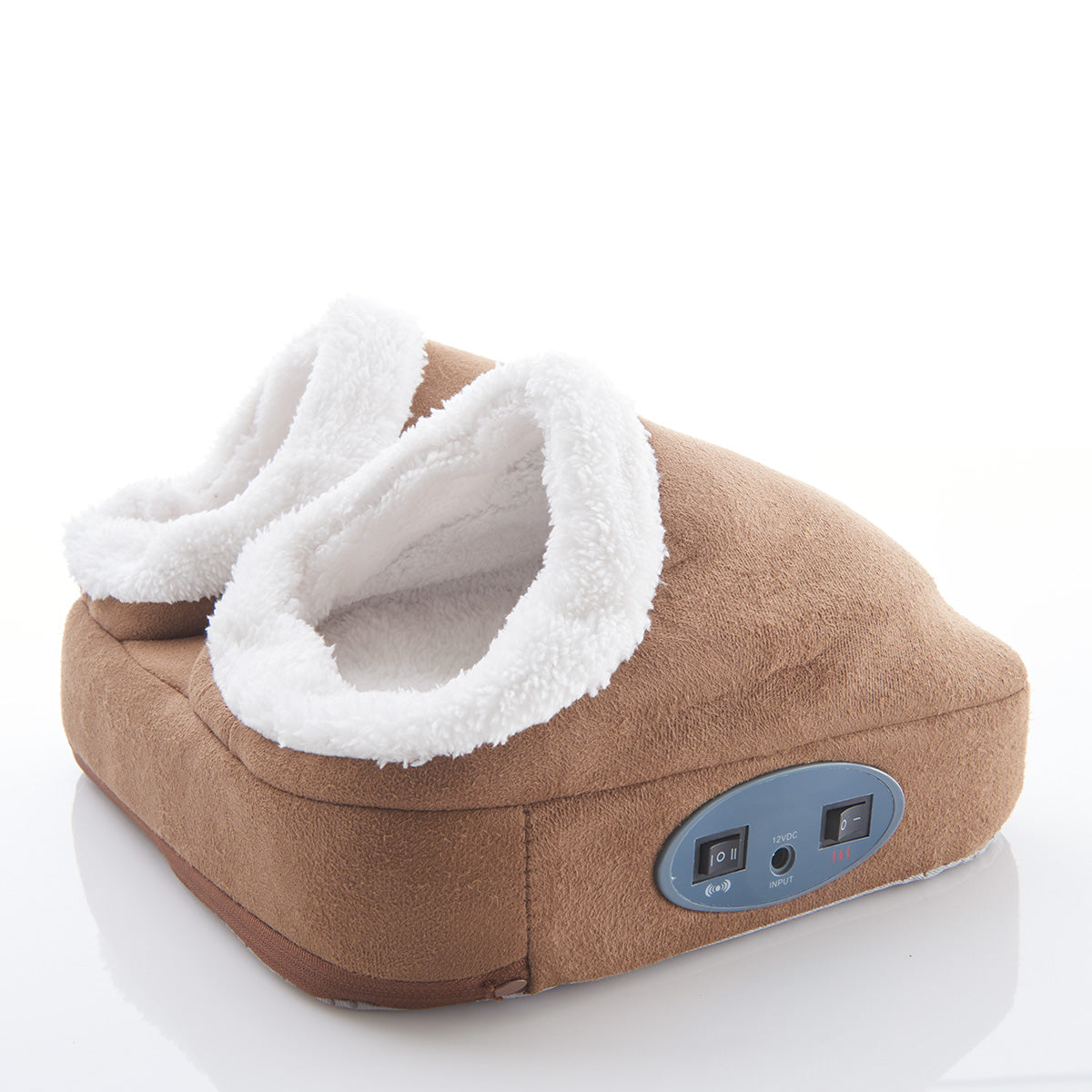 Fleece-Lined Warming Foot Massager