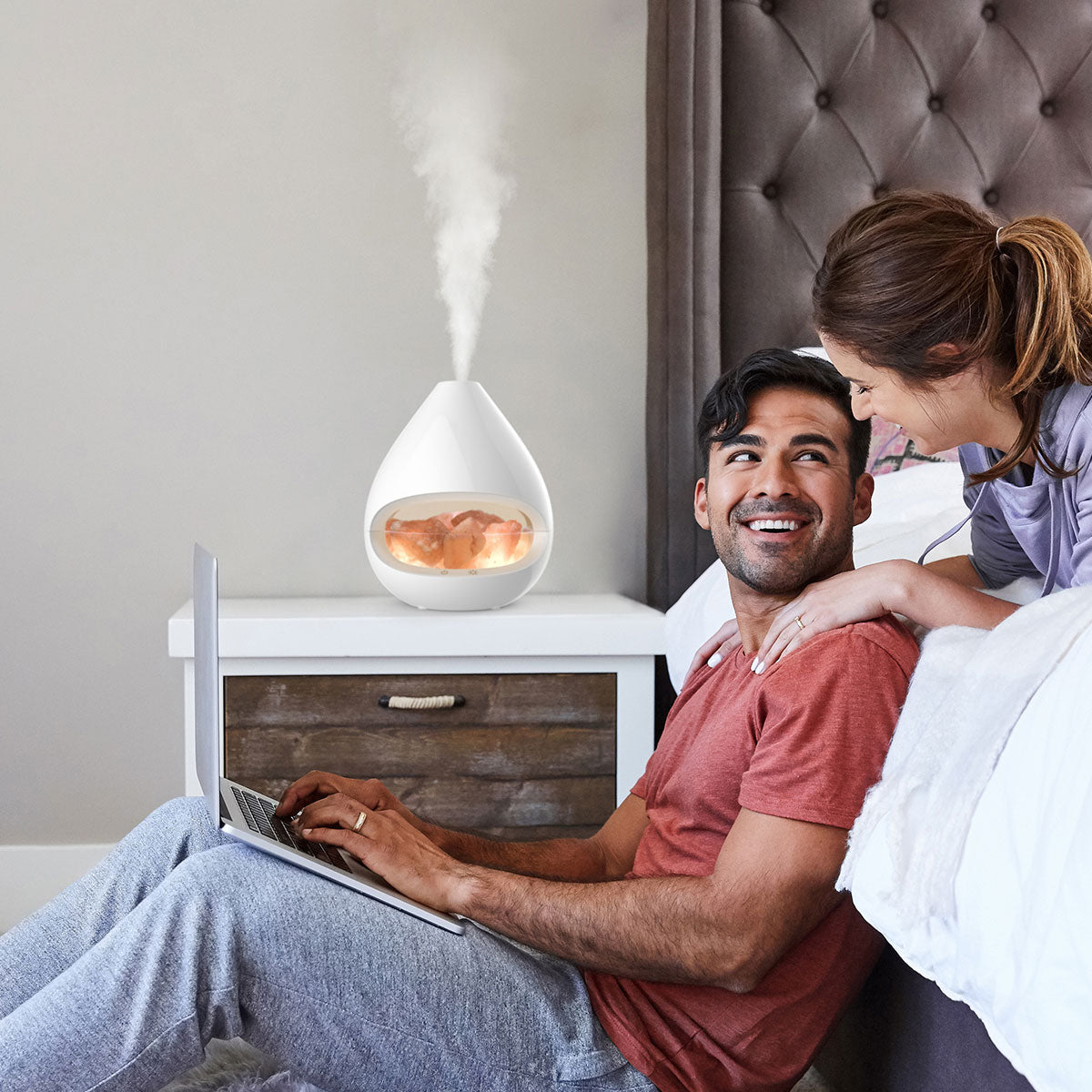 Himalayan Salt Lamp and Diffuser