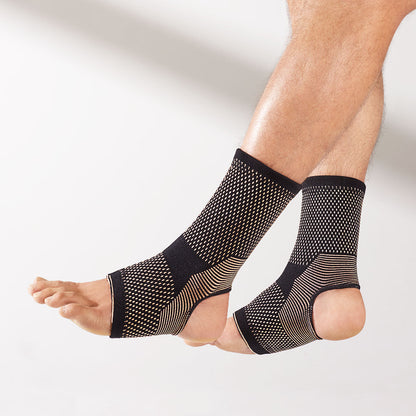 Copper Infused Compression Ankle Braces
