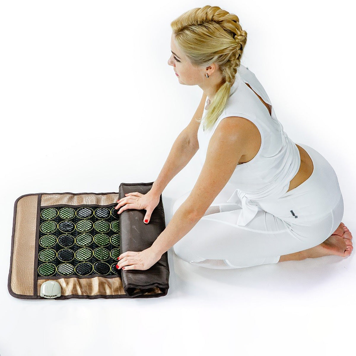 Jade and Tourmaline Hot Therapy Mat