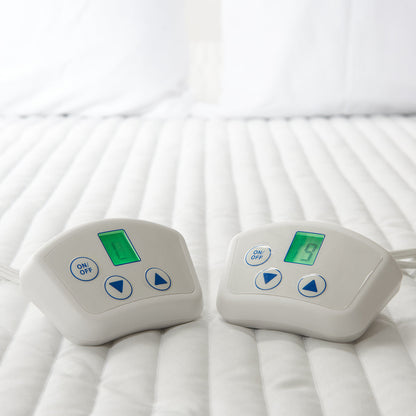 Dual Zone Heated Mattress Pad