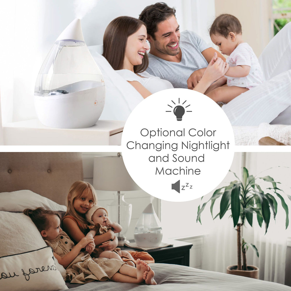 Sleep Humidifier with Sound Machine