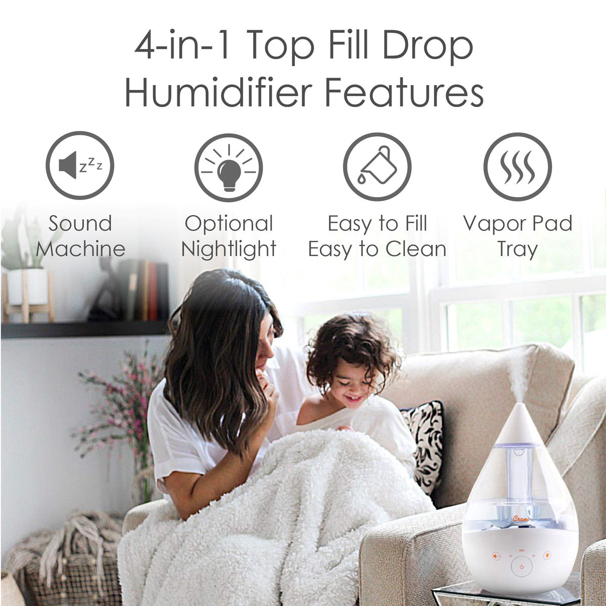 Sleep Humidifier with Sound Machine