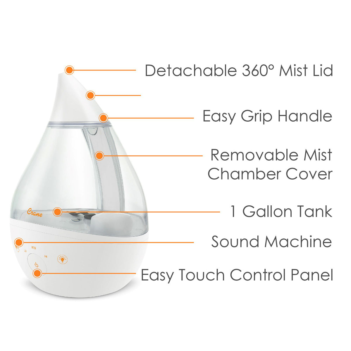 Sleep Humidifier with Sound Machine