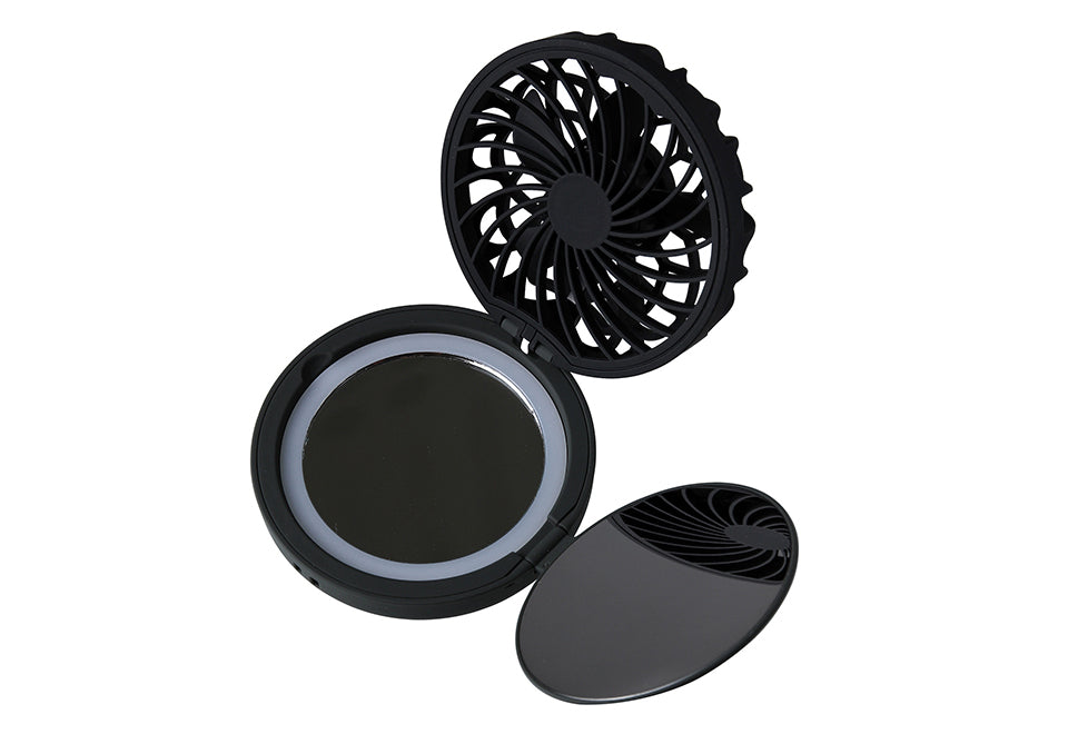 Travel Mirror with Fan
