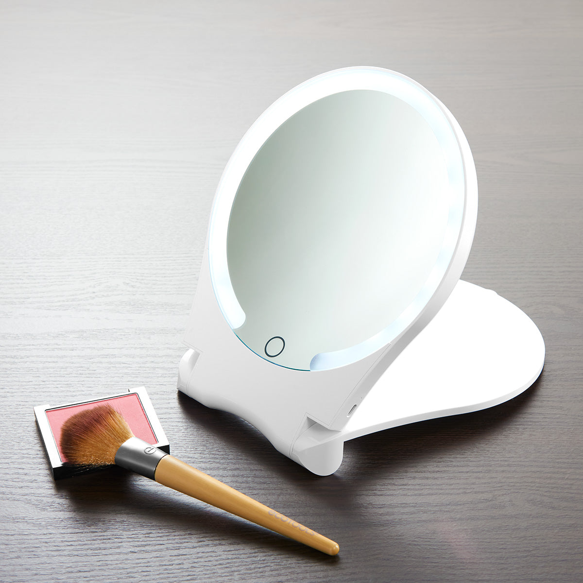 10X Magnifying LED Travel Mirror