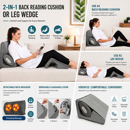 3-in-1 Heated Massage Cushion