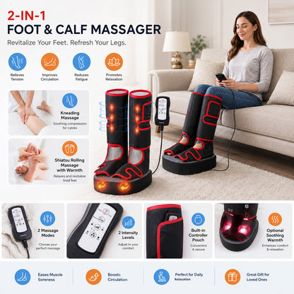 Foot & Calf Air Compression Massager