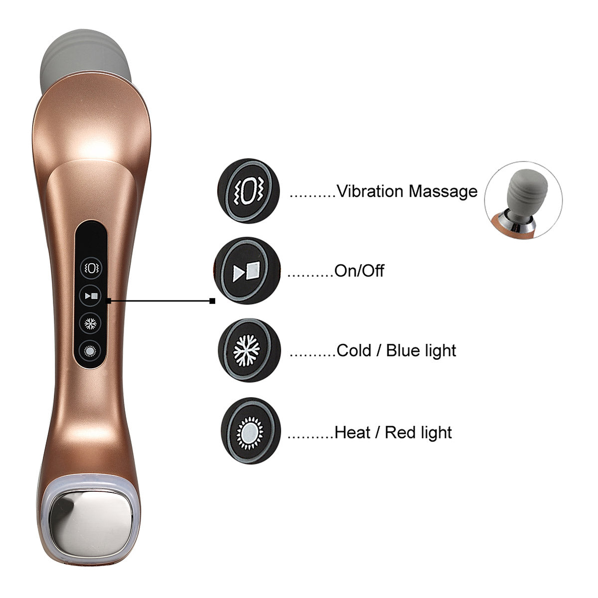 Cordless Hot & Cold Facial Massager