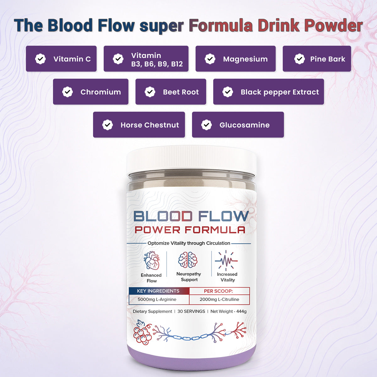 Blood Flow Power Formula Powder
