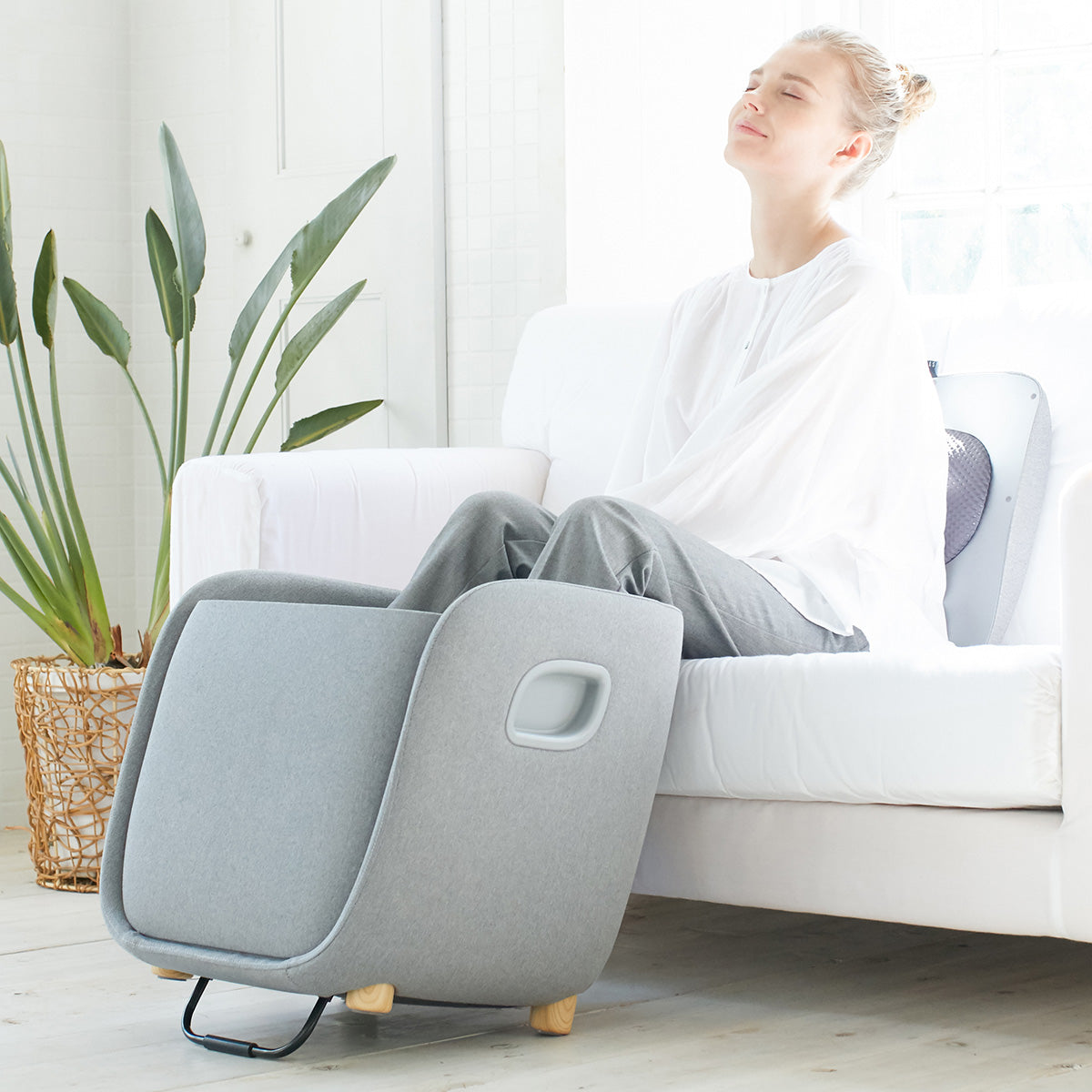 Convertible Foot & Calf Massage Ottoman