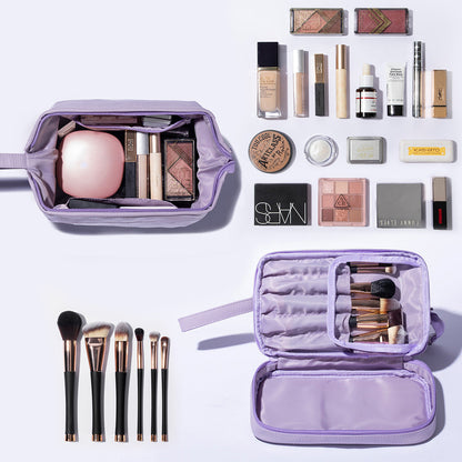 2-in-1 Cosmetic & Brush Case
