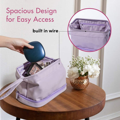 2-in-1 Cosmetic & Brush Case