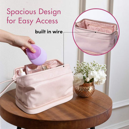 2-in-1 Cosmetic & Brush Case