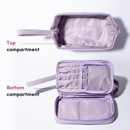 2-in-1 Cosmetic & Brush Case