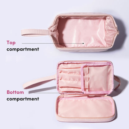 2-in-1 Cosmetic & Brush Case