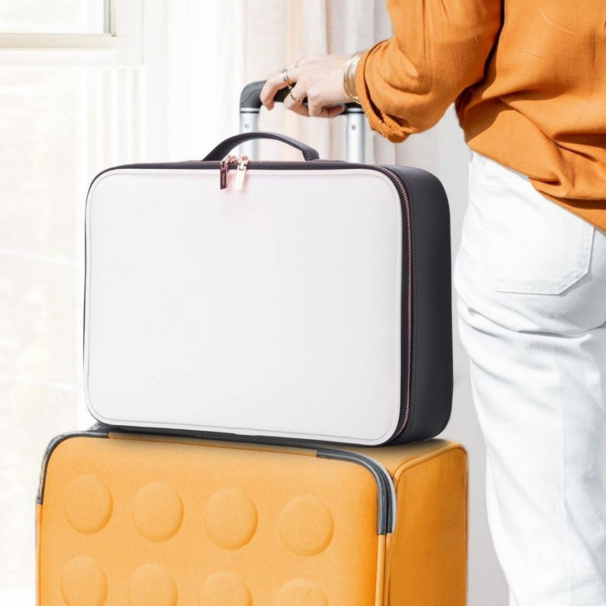 Makeup Train Case Organizer