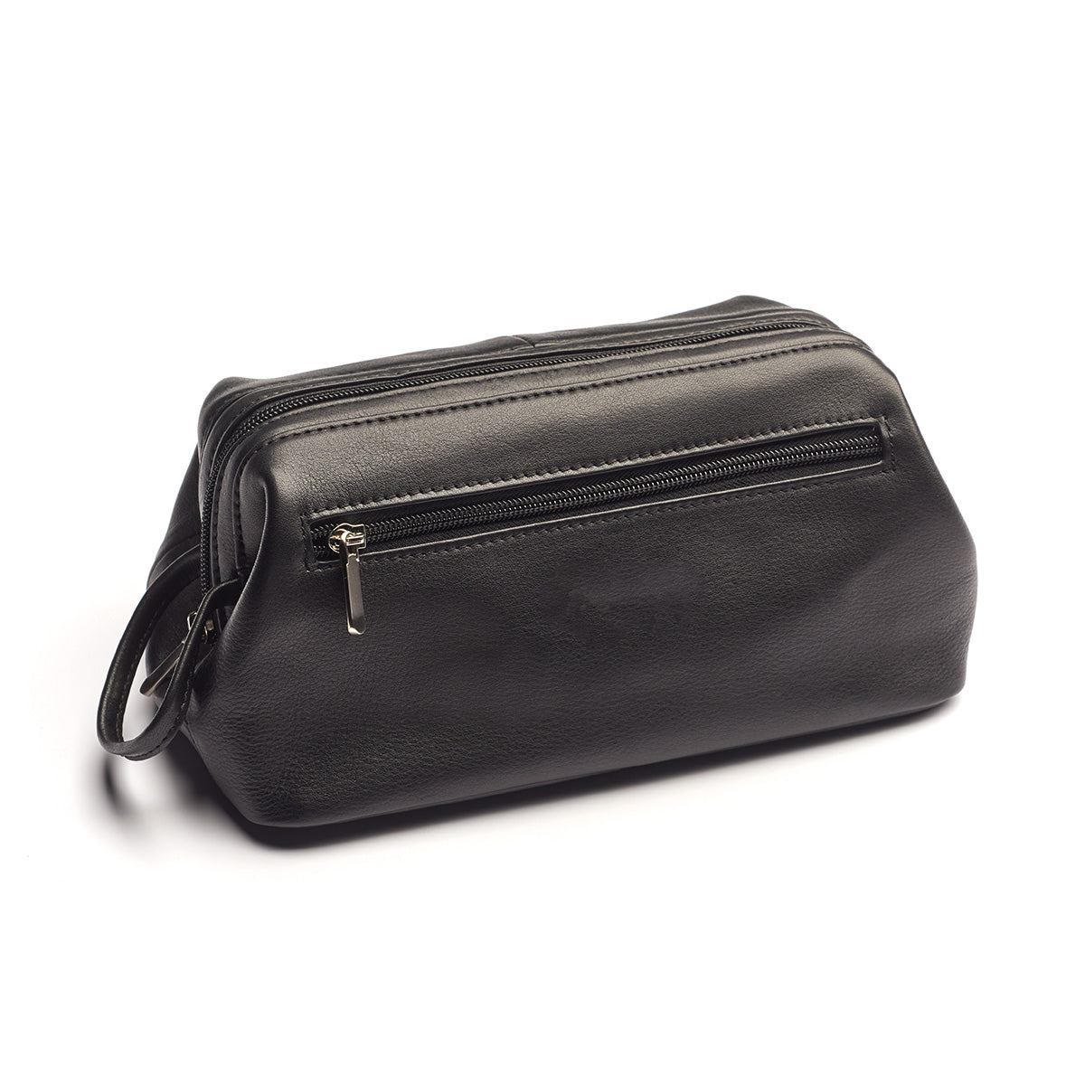 Personalized Leather Toiletry Bag