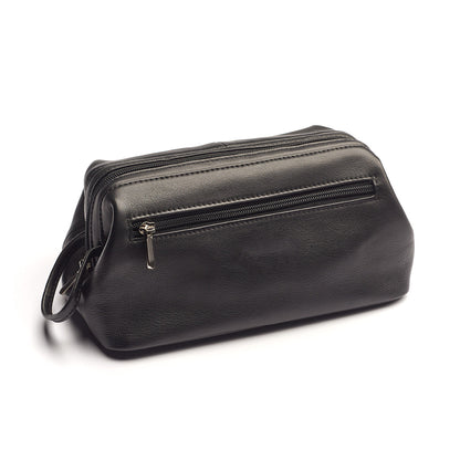 Widemouth Leather Toiletry Bag