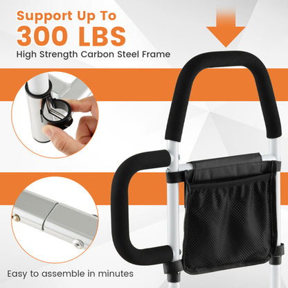 Bed Assist Rail with Non-Slip Grab Bar