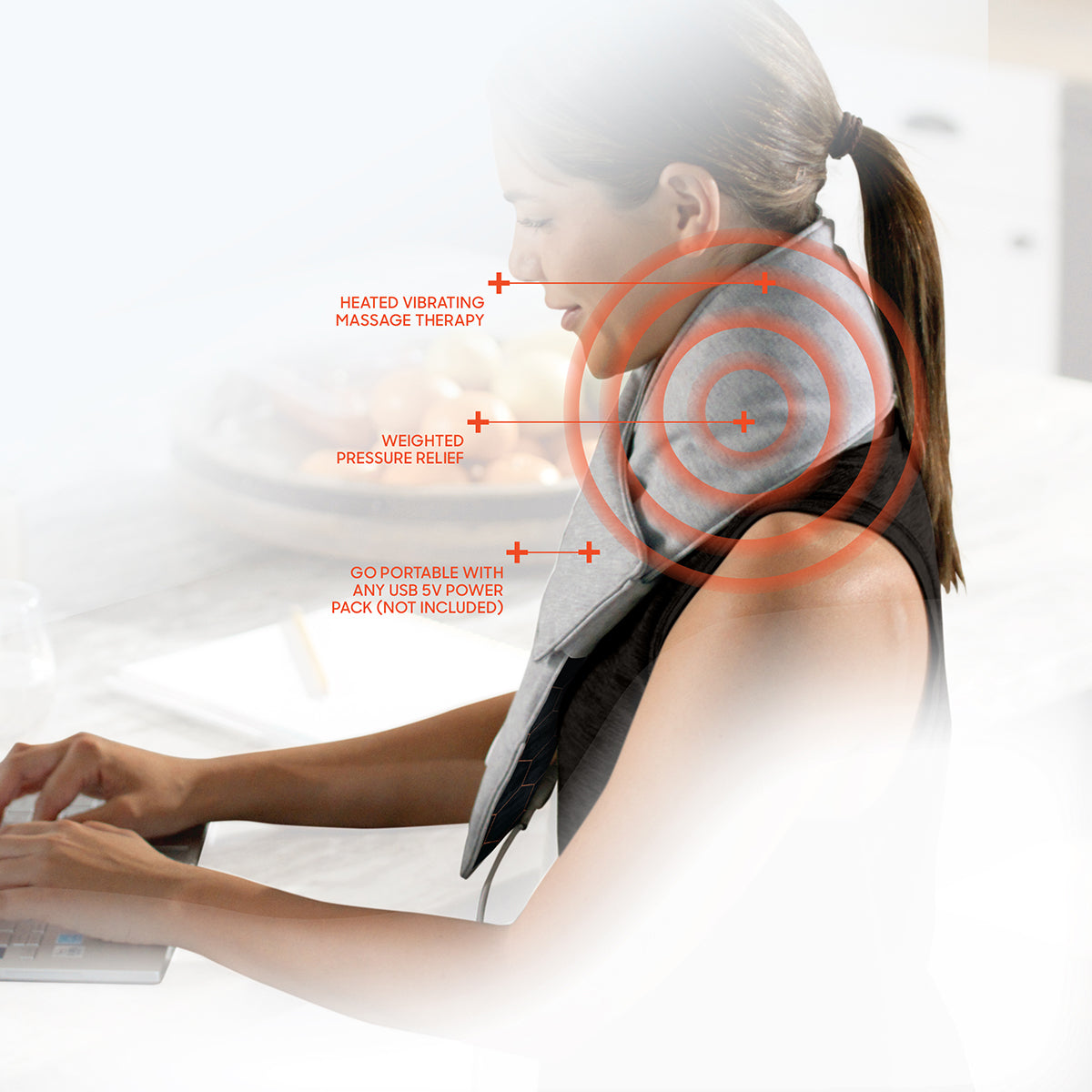 Calming Heat Copper Neck Wrap