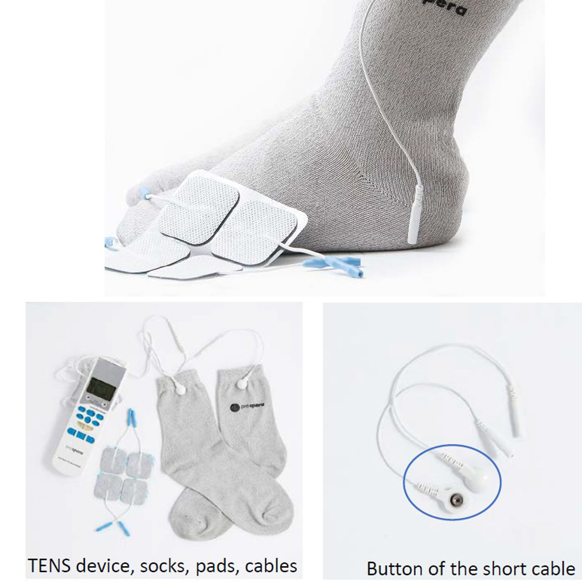 TENS Electronic Pulse Massager Socks
