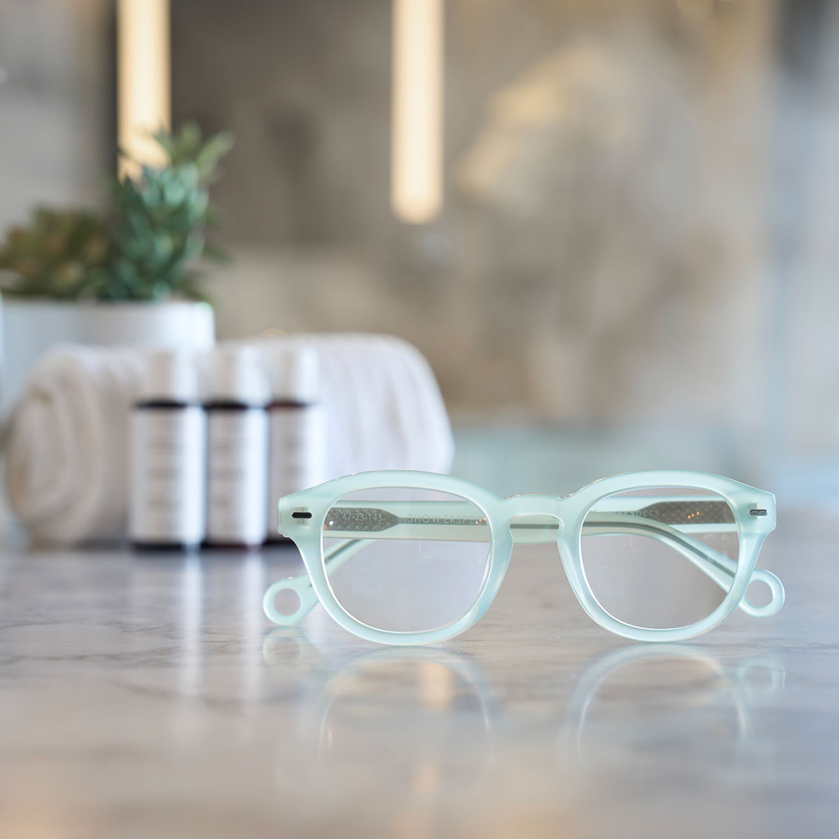 Fog-Free Shower Reading Glasses