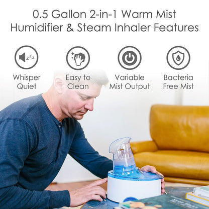 2-in-1 Warm Mist Humidifier