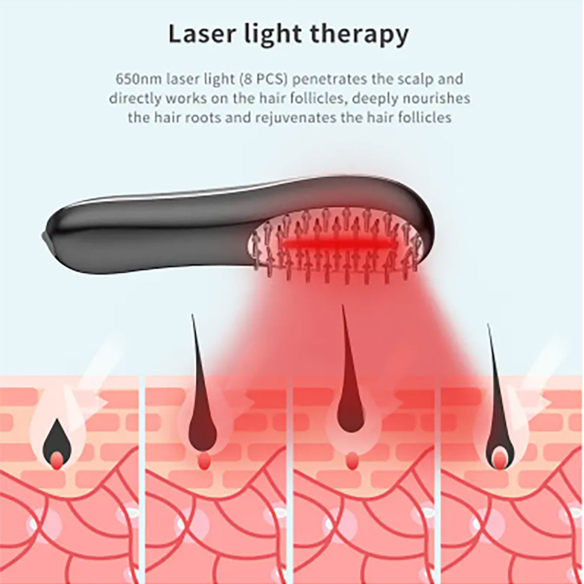 Wireless Scalp Light Brush