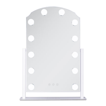 LED Scalloped Vanity Mirror