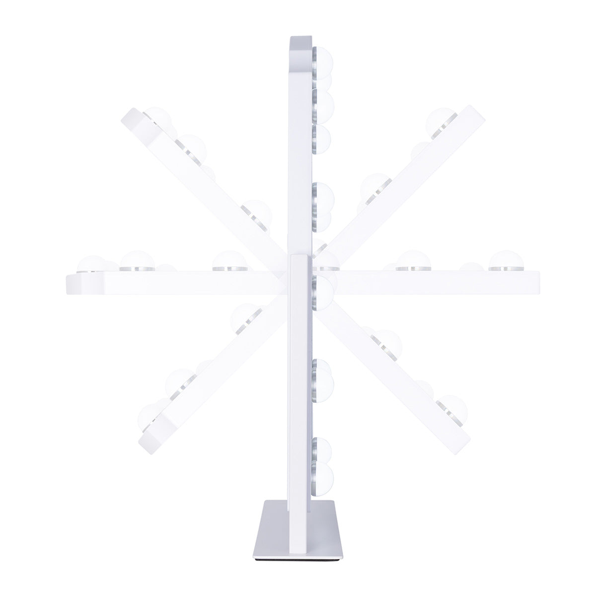 LED Scalloped Vanity Mirror