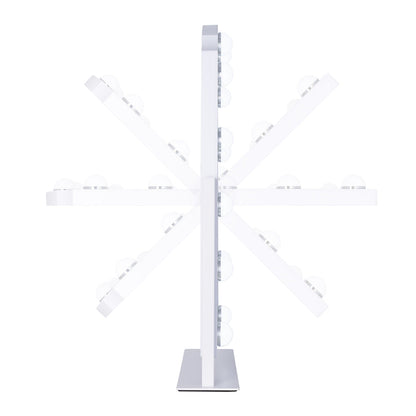 LED Scalloped Vanity Mirror