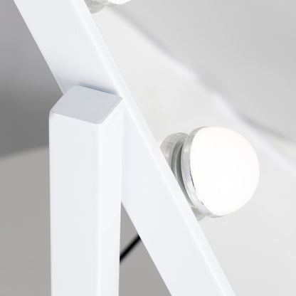 LED Scalloped Vanity Mirror