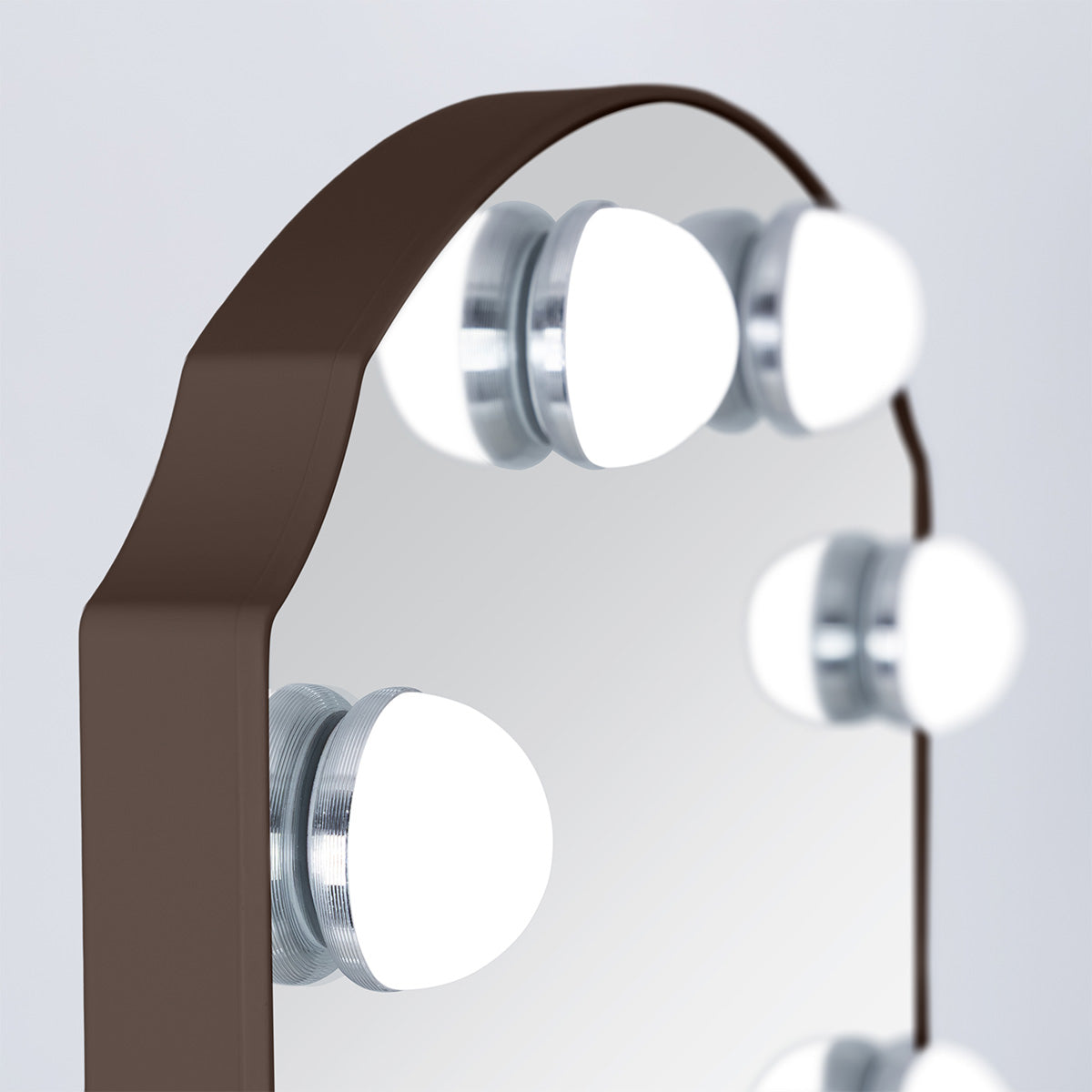 LED Scalloped Vanity Mirror