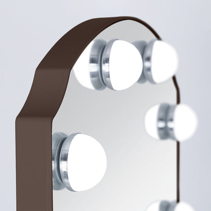 LED Scalloped Vanity Mirror