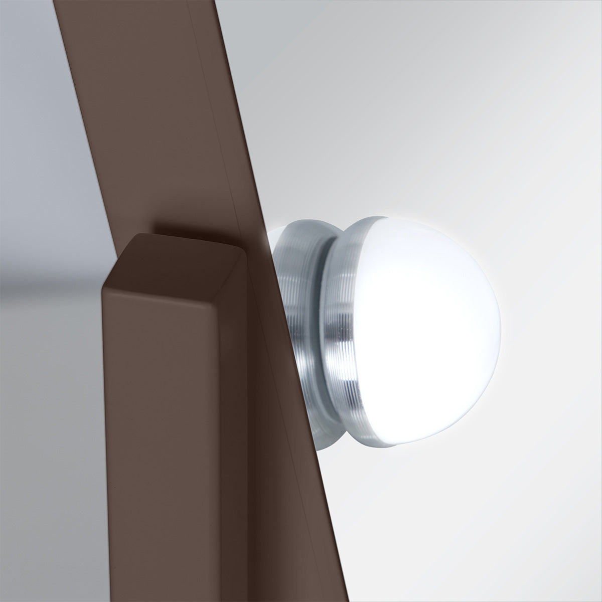 LED Scalloped Vanity Mirror