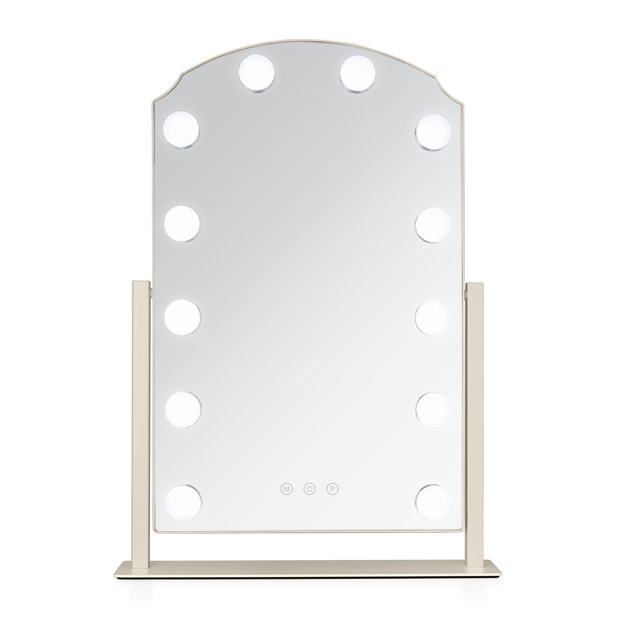 LED Scalloped Vanity Mirror
