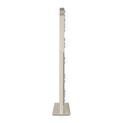 LED Scalloped Vanity Mirror